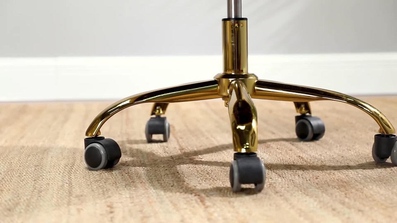 Gold rolling online stool