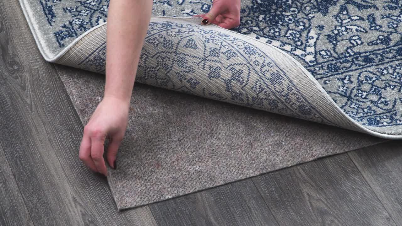 Premium Natural Non-Slip Area Rug Pad Gripper Protect Floors Eco-Friendly Carpet