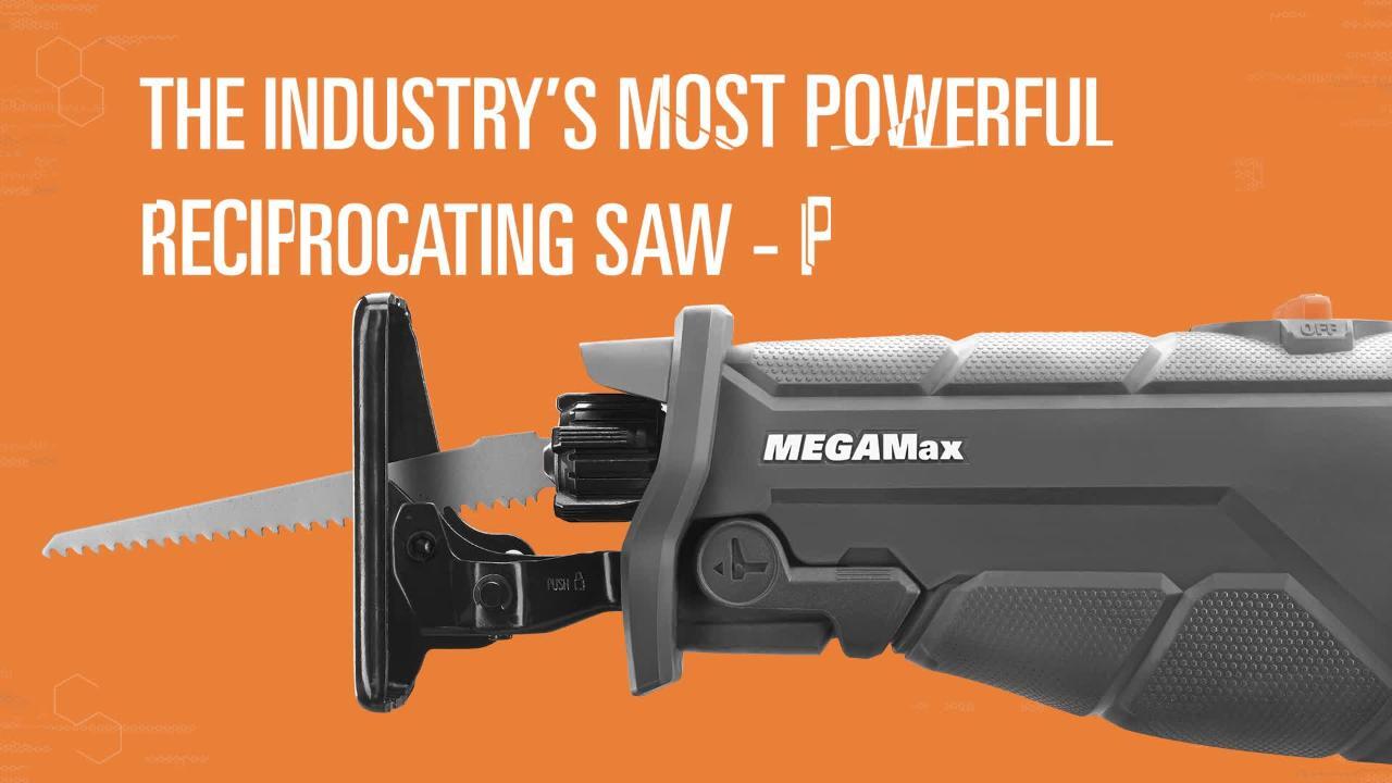 18V OCTANE MEGAMax Reciprocating Saw (Attachment Head Only)