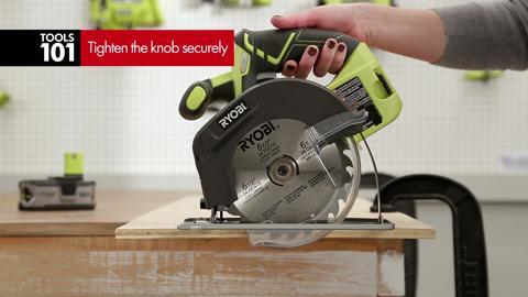 Ryobi circular saw with store laser corded