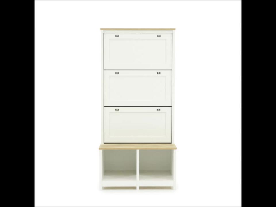 Transitional Storage Cabinet Soft White