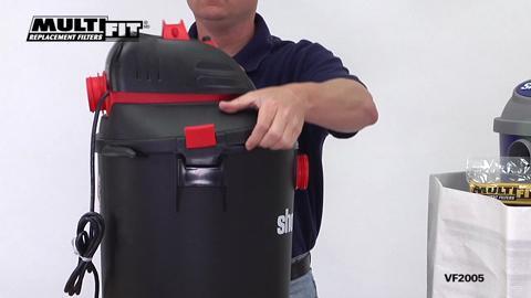 Multi-Fit Wet/Dry Vacuum Bags VF2005TP General Dust Filter Bag