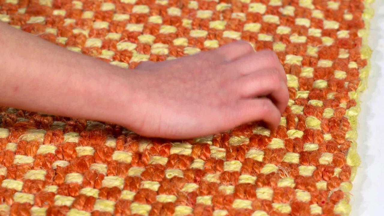 SAFAVIEH Natural Fiber Rust/Beige 8 ft. x 10 ft. Solid Area Rug NF262B