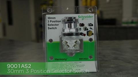 Alpinetech KS-303 ATI 30mm Key Selector Switch - Maintained, 2NO, 3 Position