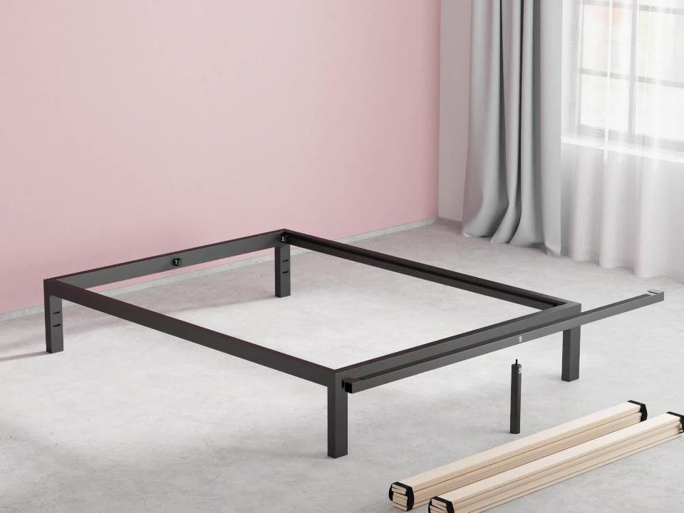 Zinus Lorrick Black Metal Queen Platform Bed Frame AZ-QSMP-20Q - The ...