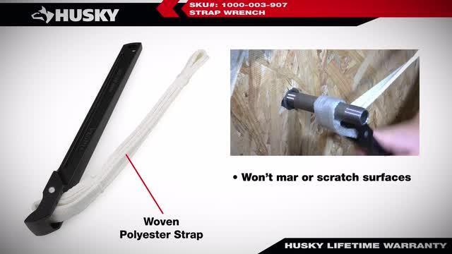 34 in. Strap Wrench with 3-1/2 in. Capacity 34 in. Strap Wrench with 3-1/2 in. Capacity