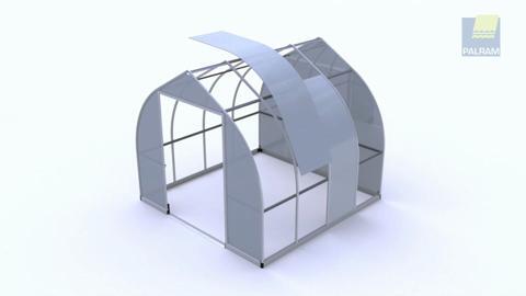 CANOPIA by PALRAM Bella 8 ft. x 16 ft. Silver/Diffused