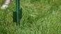 1-1/4 in. x 3/4 in. x 3 ft. 14-Gauge Green Steel U-Fence Post with Anchor Plate