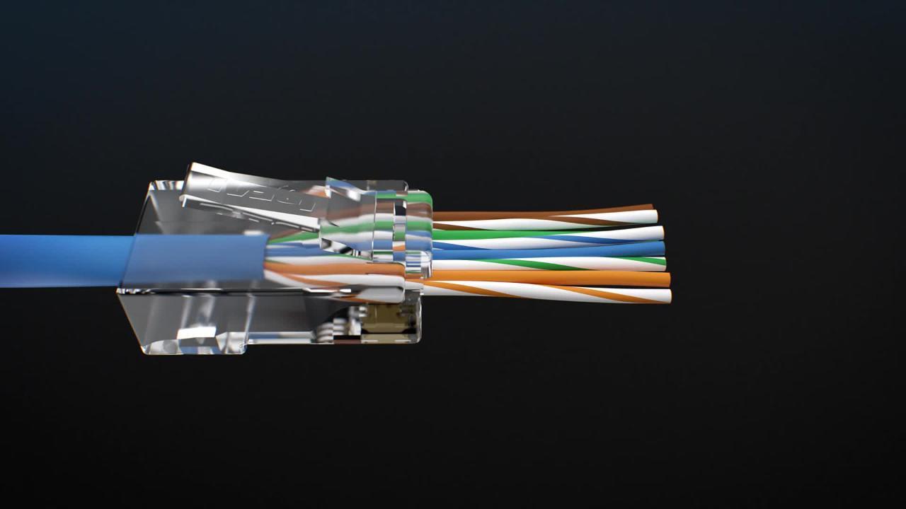 RJ45 Connectors for LAN Cable/Ethernet Connector/Rj-45 Connectors
