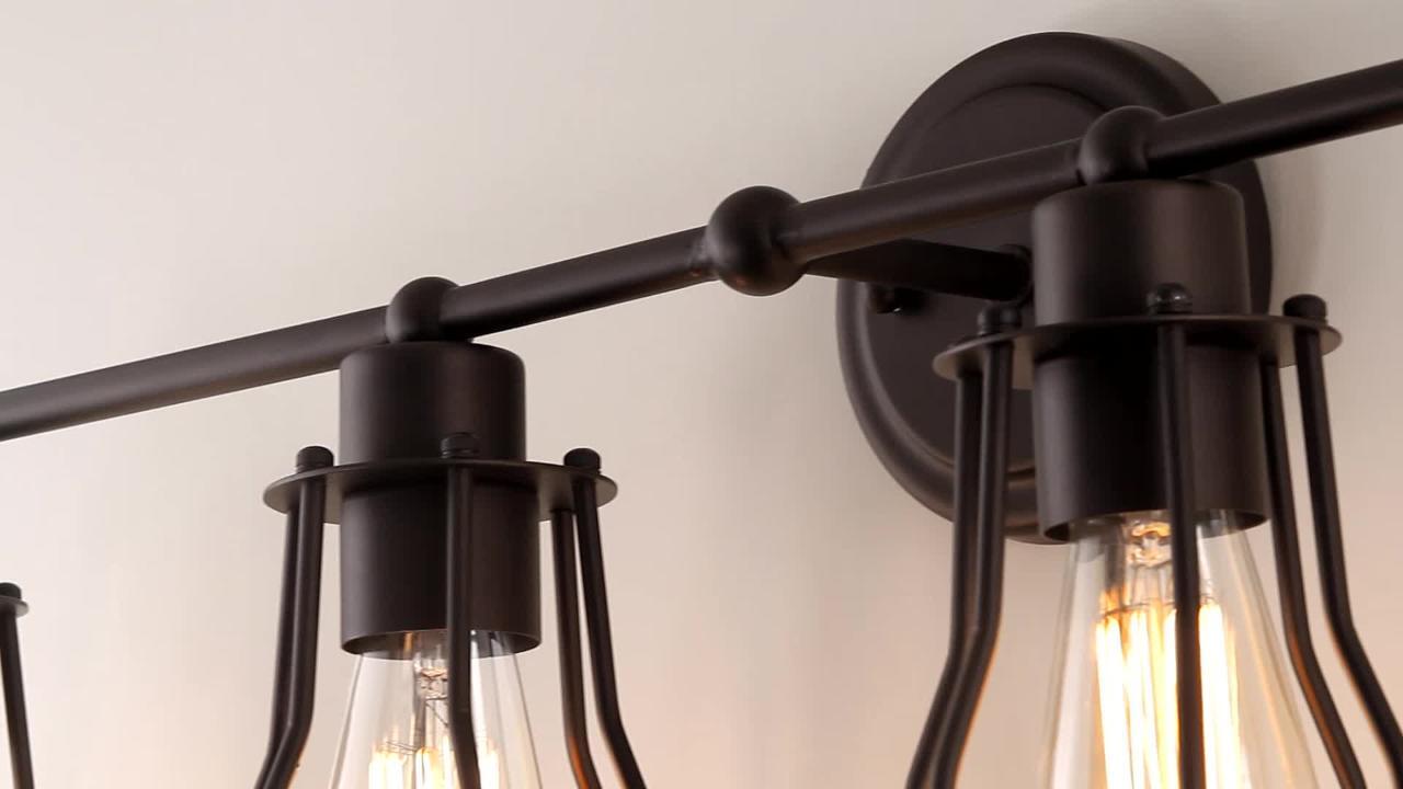 Details about / JONATHAN Y JYL7422A Florence 29.5/" 4-Light Metal Vanity Light IndustrialConte...