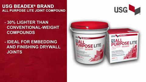 USG Beadex Brand 3.5 qt. All Purpose Lite Ready-Mixed Joint