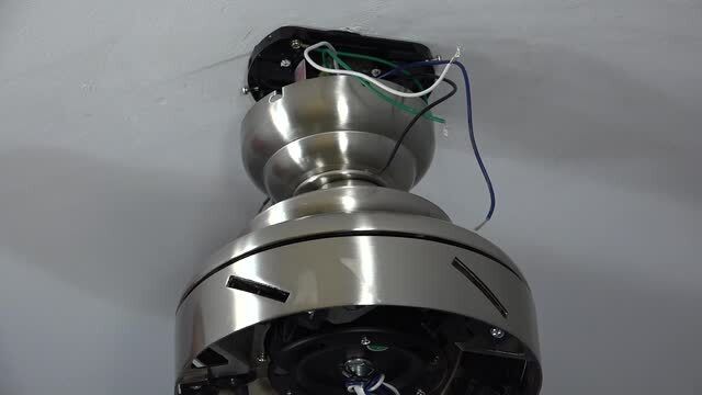 LED Brushed Nickel Ceiling Fan 