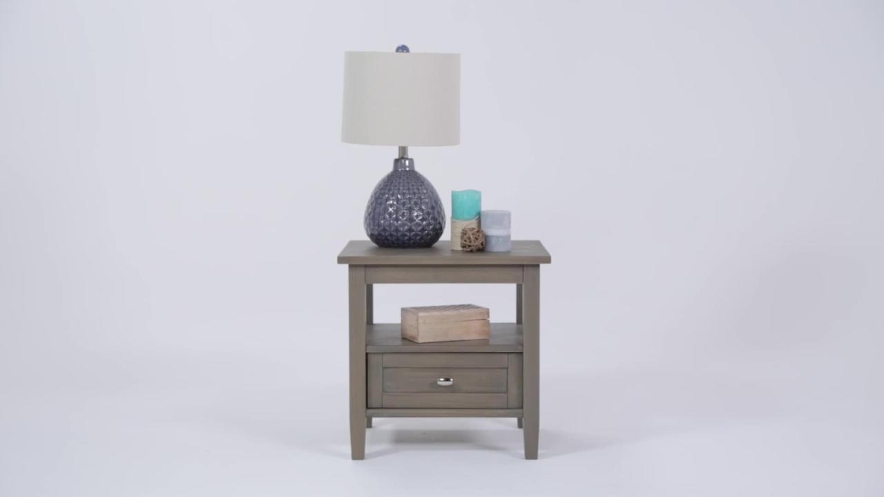 Warm Shaker Bedside Table, Bedside Tables