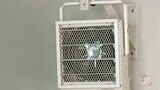 NewAir 17,060 BTU 5000-Watt 240V Ceiling Mount Hardwired Electric Shop Garage  Heater G73 - The Home Depot