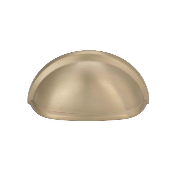 Amerock Cup Pulls Collection 3 in (76 mm) Golden Champagne Cabinet Cup Pull  BP53010BBZ - The Home Depot