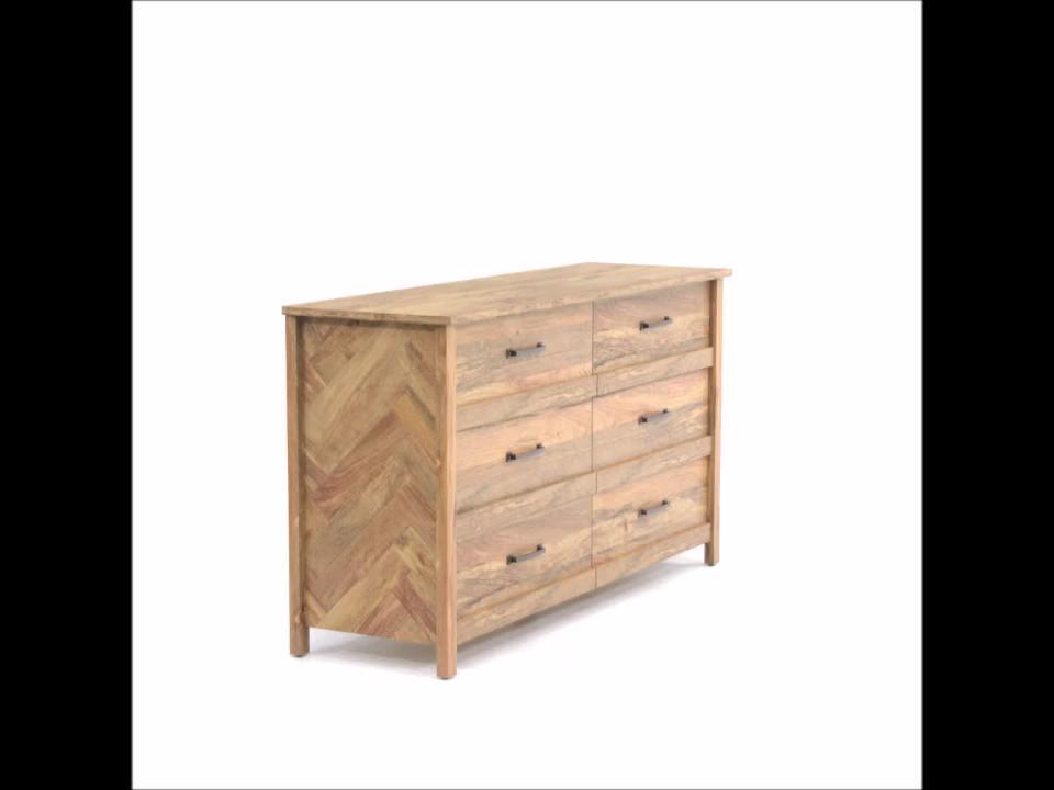 Cannery Bridge 6-Drawer Sindoori Mango Dresser