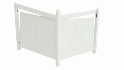 Veranda Dover 6 ft. H x 8 ft. W Vinyl Privacy Fence Panel Kit