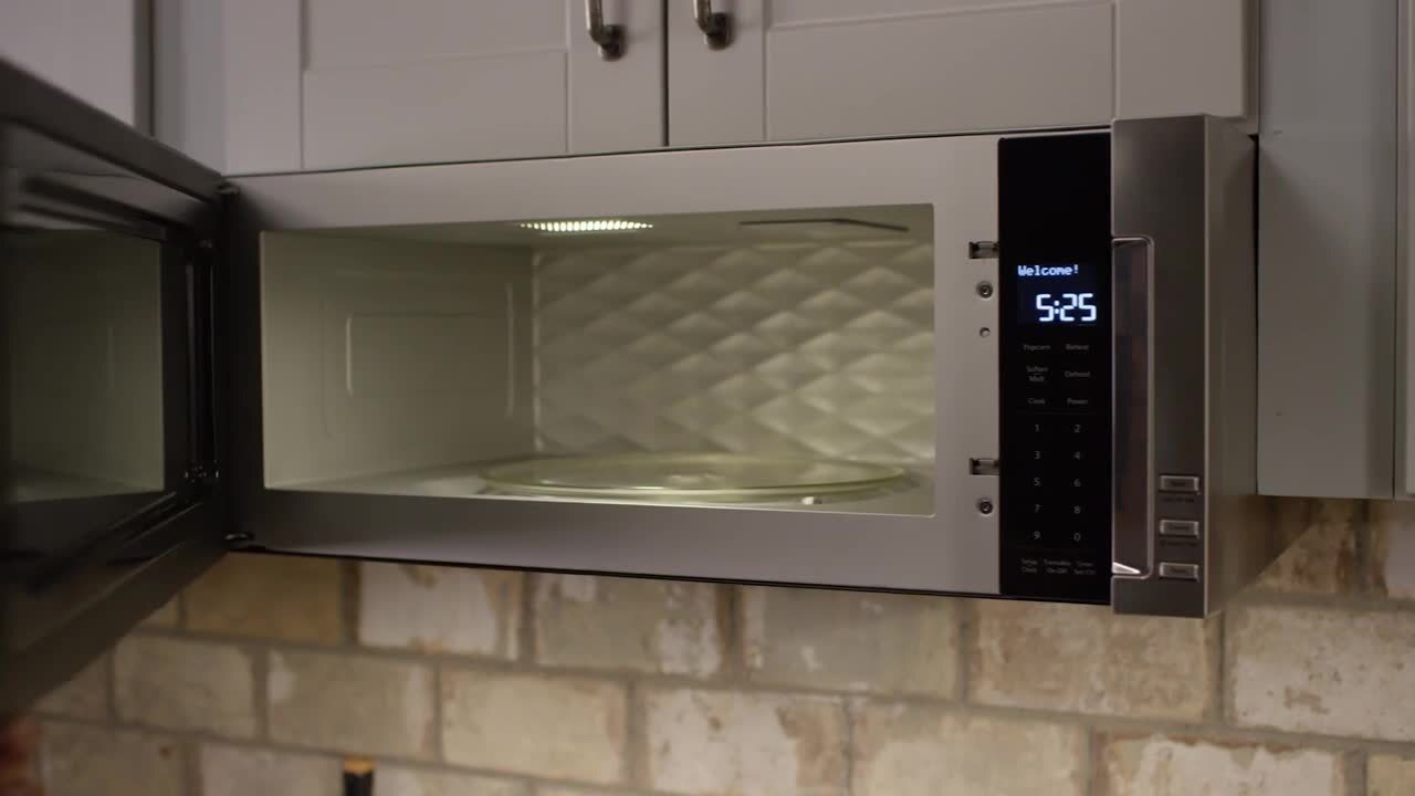 KitchenAid 1000-Watt Low Profile Microwave Hood Combination (Stainless Steel)
