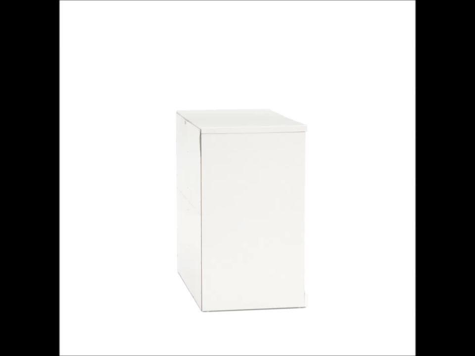 GRACIOUS LIVING Clear Mini 3 Drawer Desk Organizer with White Finish,  3-Pack 3 x 92012-4C - The Home Depot