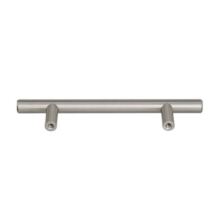 Oval Grip Pack of 1 25//32 Grip Size Unfinished 3-15//16 Center-to-Center 1-59//64 Projection Aluminum Pull Handle with Threaded Holes