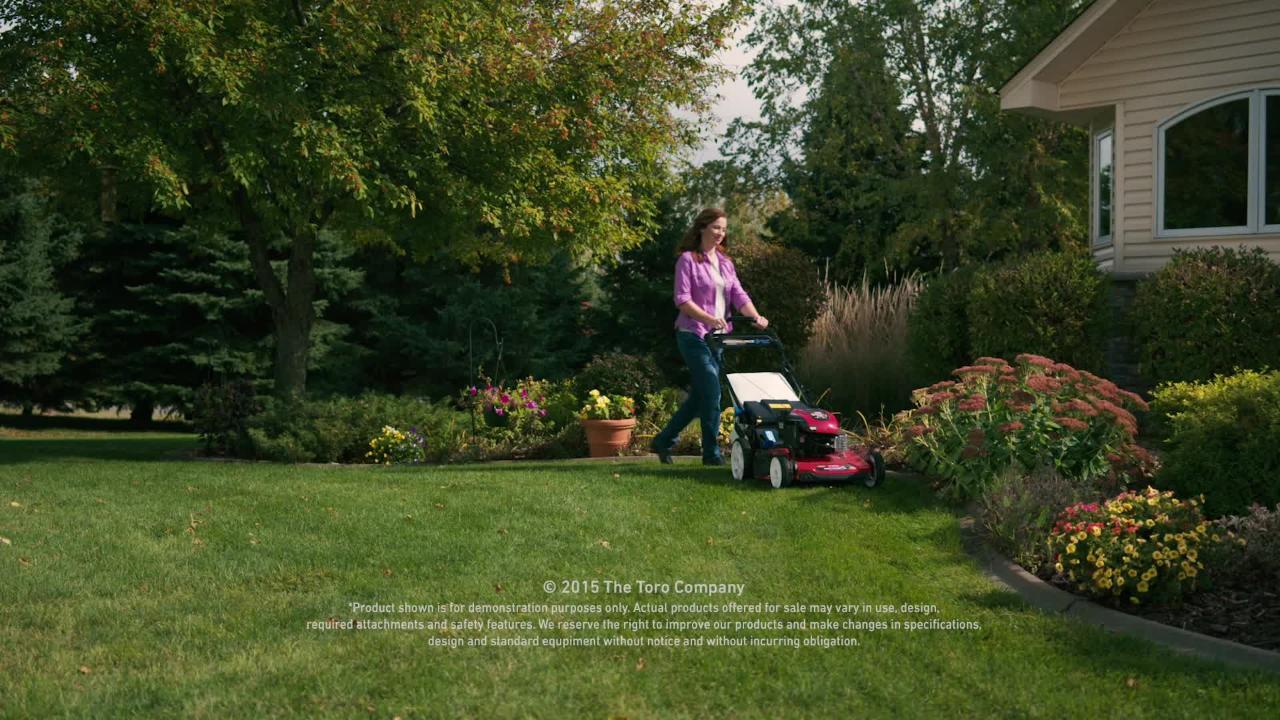 Recycler 22 in. SmartStow Personal Pace Variable Speed High Wheel Drive Gas Walk Behind Self Propelled Lawn Mower