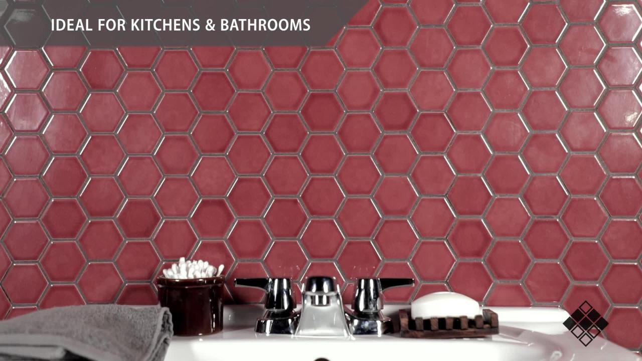 Tribeca 2 in. Hex Glacier Blue 12-5/8 in. x 11-1/8 in. Porcelain Mosaic Floor and Wall Tile (9.96 sq. ft./Case) Tribeca 2 in. Hex Glacier Blue 12-5/8 in. x 11-1/8 in. Porcelain Mosaic Floor and Wall Tile (9.96 sq. ft./Case)