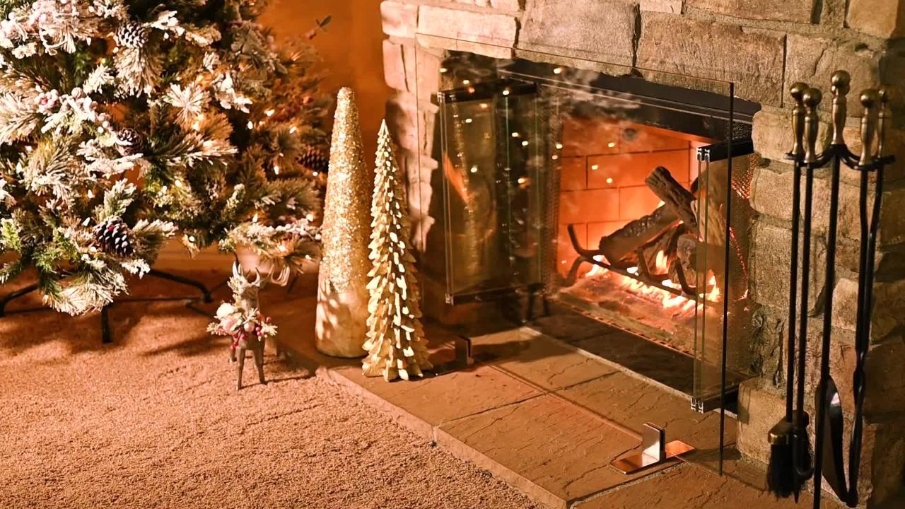 Barton 14 in. 10-Pack Large Flame Ceramic Wood Fireplace Fire Pit Log Set  95042 - The Home Depot