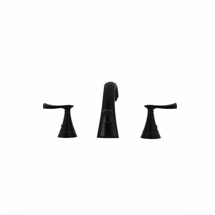 Chatfield Single-Handle 3-Spray Tub and Shower Faucet and Two Single Hole Bathroom Faucets Set in Legacy Bronze