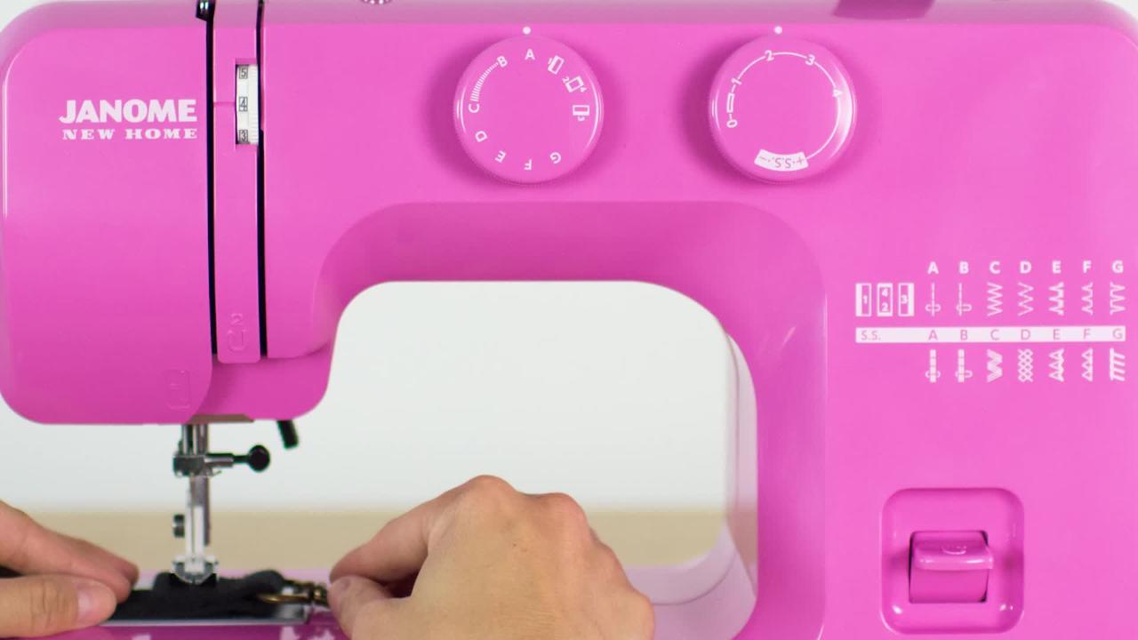 Janome Pink Sorbet Easy-to-Use Sewing Machine 001sorbet - The Home