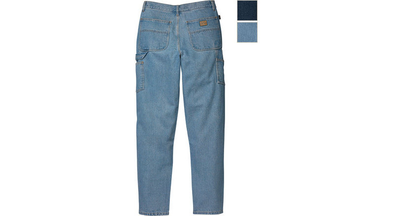 Vintage Khaki Denim Work Pants Size Womens 10, Khaki Brown Denim Utility Work  Jeans by Gravel Gear Waist Size 33 