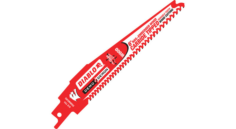 Diablo - Lame de scie à mouvement alternatif Demo Demon 6/9 TPI à pointes en carbure 6