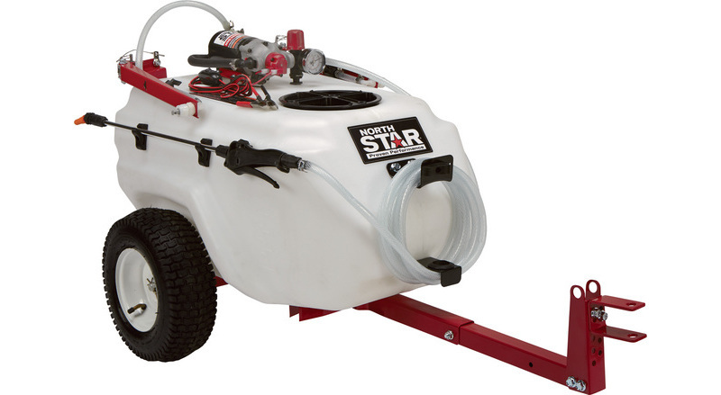  NorthStar Tow-Behind Trailer Boom Broadcast and Spot Sprayer -  21-Gallon Capacity, 2.2 GPM, 12 Volt DC : Patio, Lawn & Garden