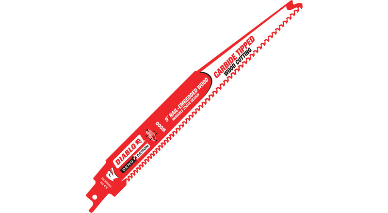 Freud Diablo Carbide Tipped Reciprocating Saw Blade 9in 6 Tpi