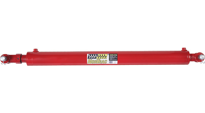 NorTrac Heavy-Duty Welded Hydraulic Cylinder — 3,000 PSI, 2.5in. Bore ...