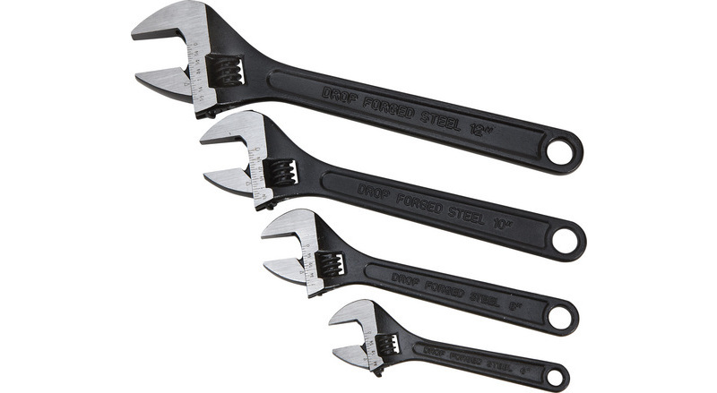 Klutch Adjustable Wrench Set, 4-Pc. | Northern Tool