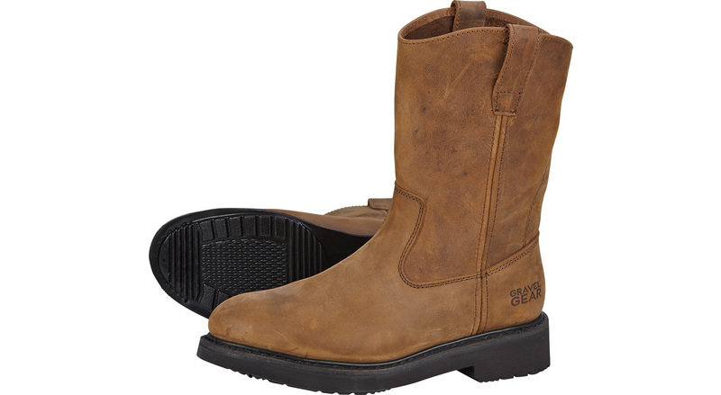 Gravel Gear Men's 10in. Steel Toe Wellington Boots — Brown, Model ...