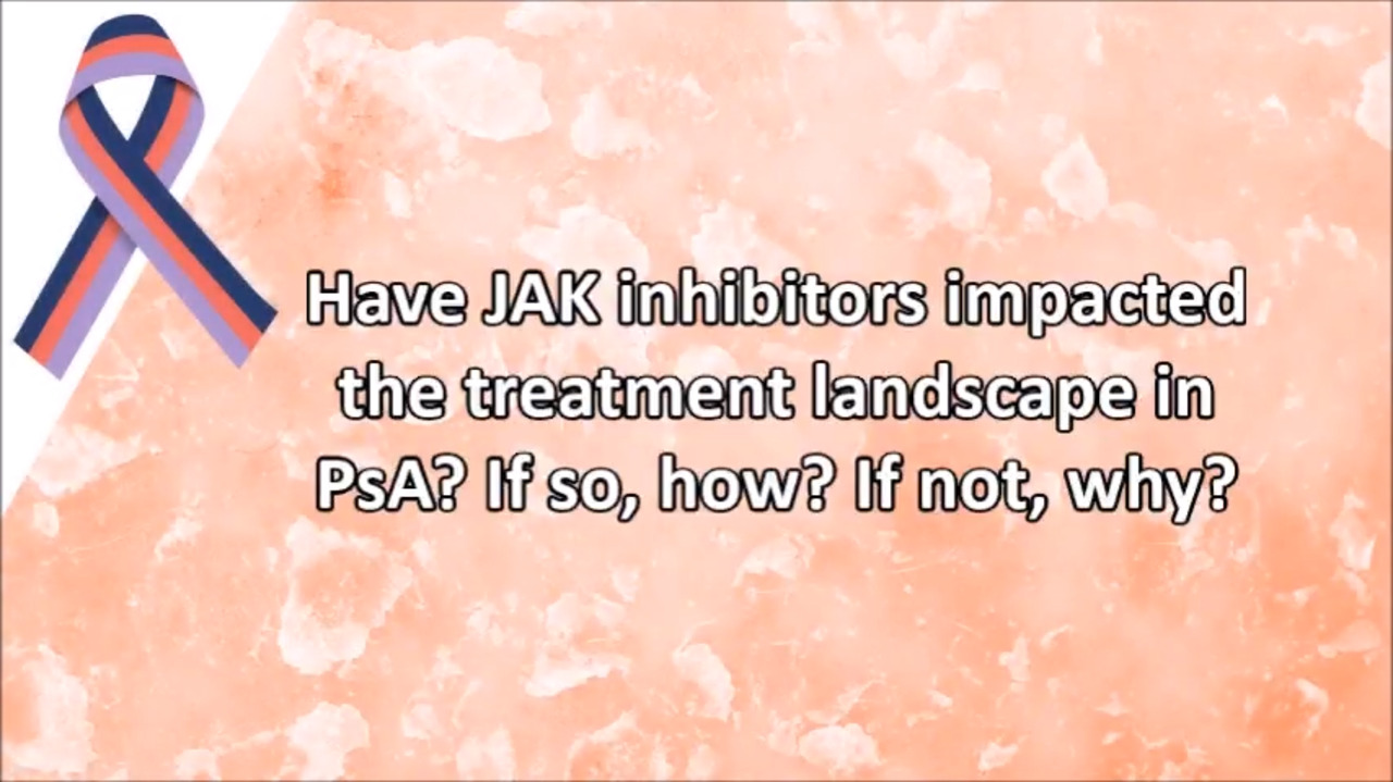 VIDEO: JAK inhibitors' impact on the treatment landscape of psoriatic arthritis