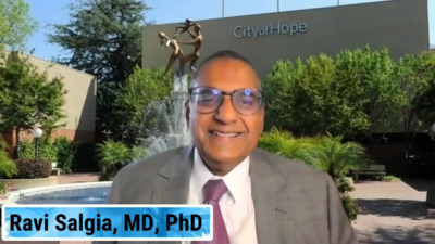 VIDEO: Ravi Salgia, MD, PhD, receives Excellence in Teaching award at ASCO