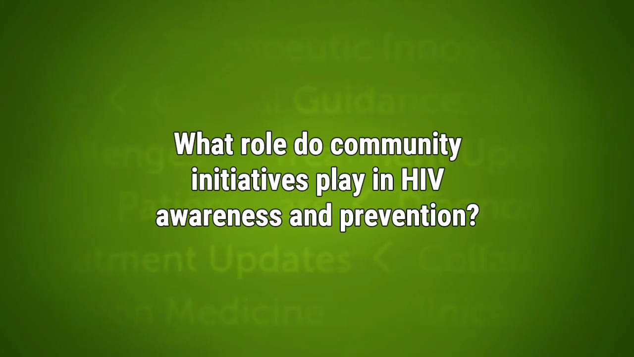 VIDEO: Role of community initiatives in HIV awareness, prevention