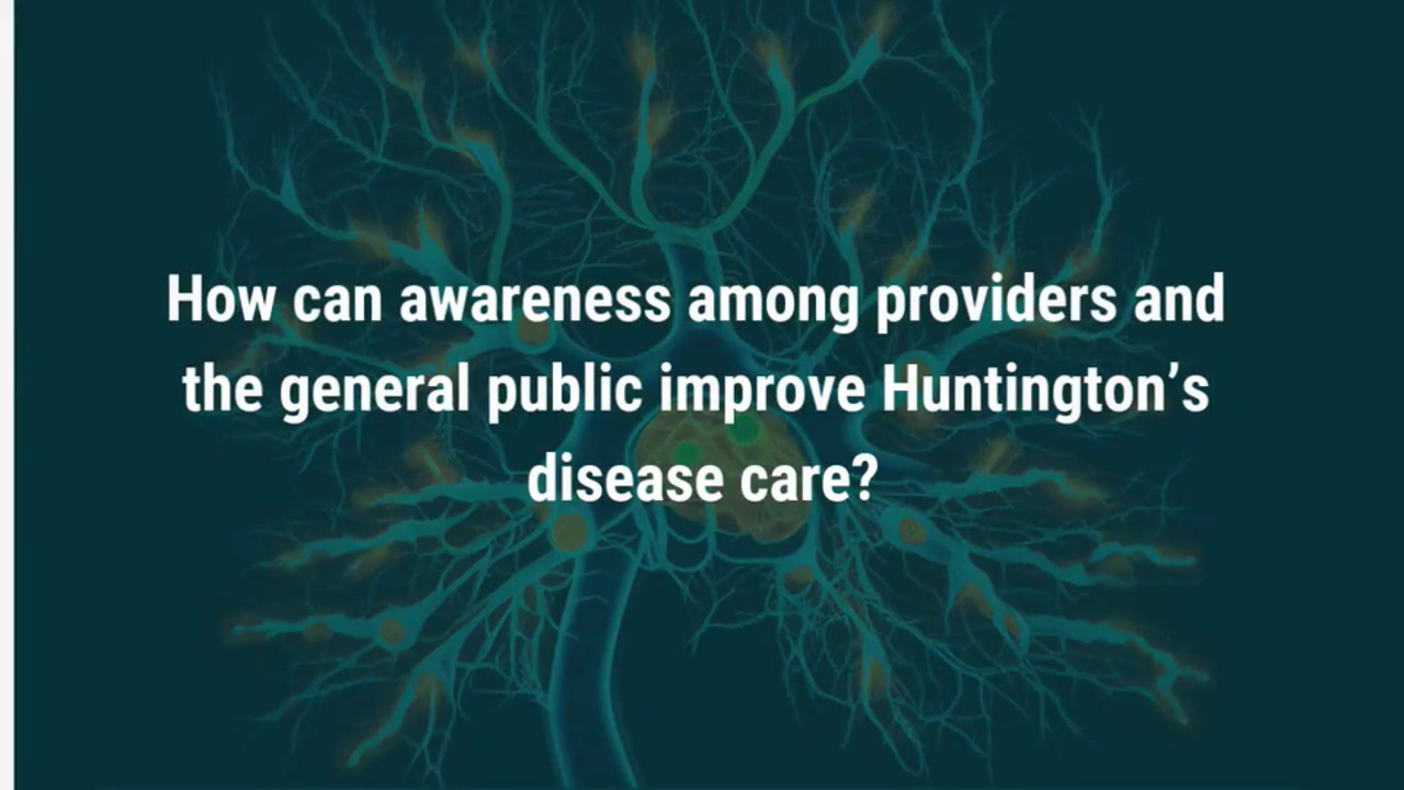 VIDEO: Better Huntington's awareness can reduce stigma, misperceptions surrounding disease