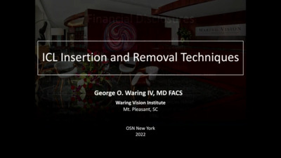 VIDEO: Surgeon discusses effective ICL insertion, removal techniques