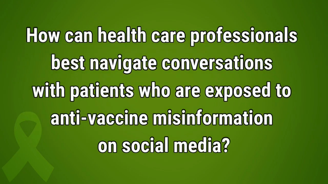 VIDEO: Vaccine misinformation, disinformation 'dangerously accessible'