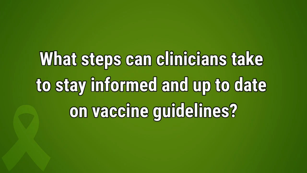 VIDEO: Resources available for keeping up to date with vaccine guidelines