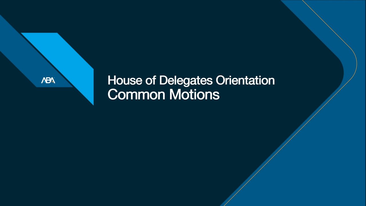 New Delegate Resources