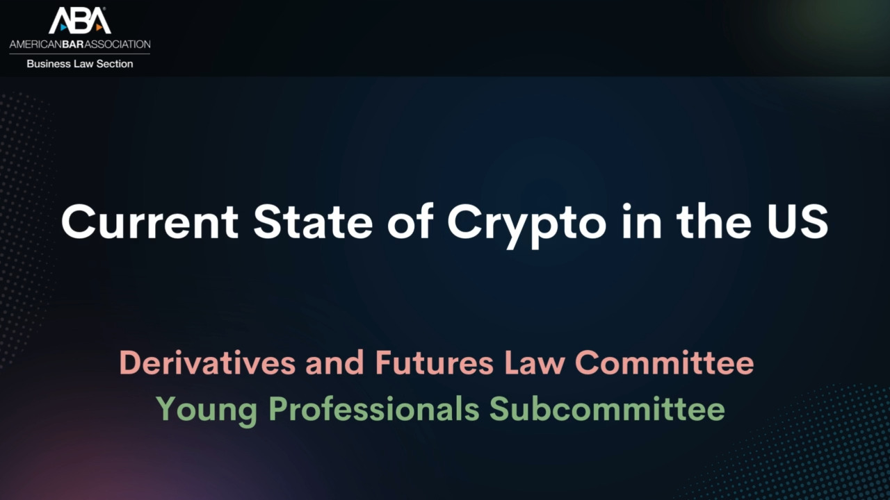 Current State of Crypto in the US