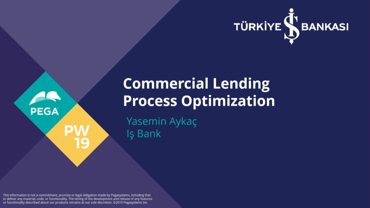 Pegaworld 2019 Transforming Commercial And Sme Lending At Isbank