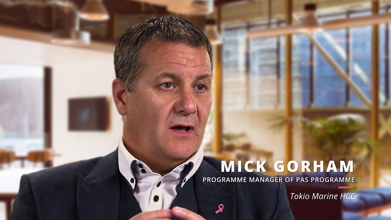 Tokio Marine HCC - Customer Success Story (Mick Gorham - Programme Manager of PAS Programme)