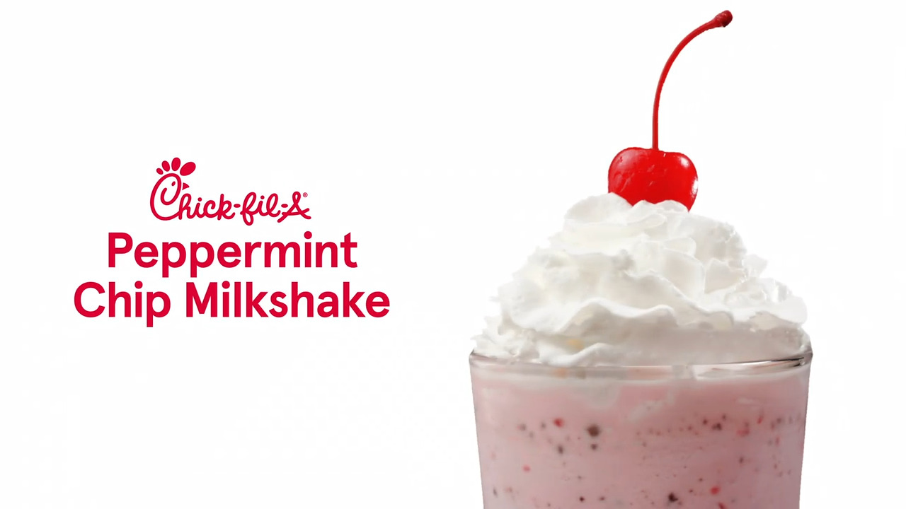 Chick-fil-A menu: Peppermint Chip milkshake returns
