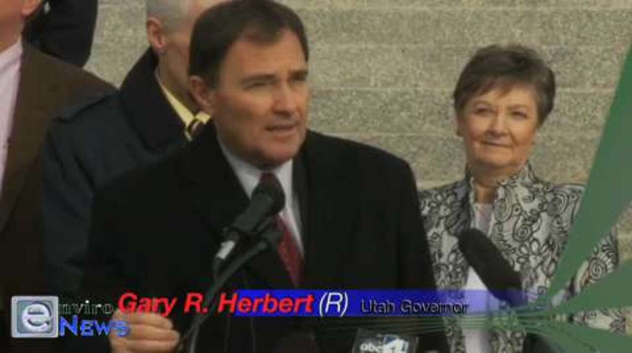 Governor Gary Herbert Gives His Concluding Thoughts at the “Clean Air Challenge” Press Conference