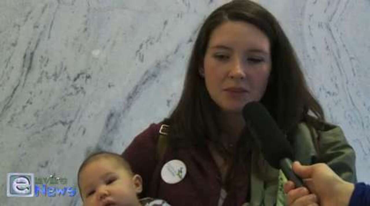 Shelly Marshall at the Utah Mom’s for Clean Air Rally on Capitol Hill